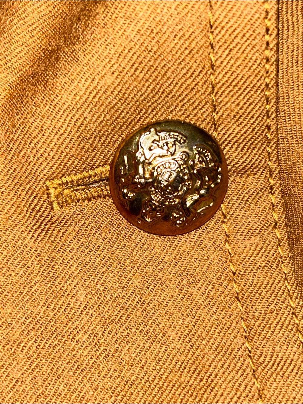 J. Crew School Boy Jacket, Camel Brown, Size 10 - Picture 5 of 9